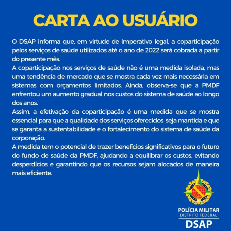 Carta ao Usuário